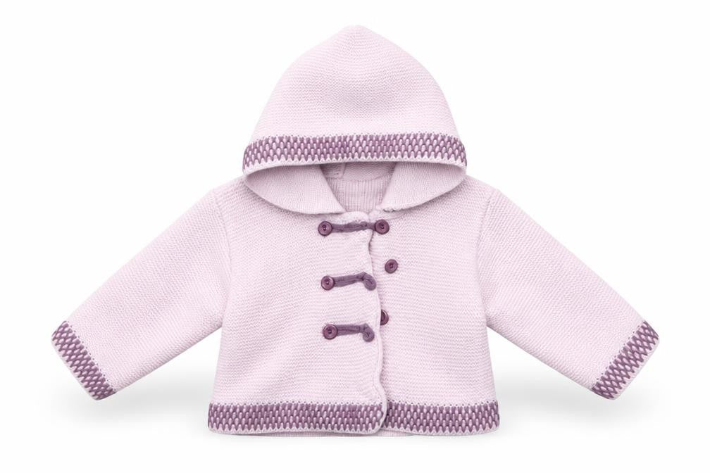 Nursery Time Girls Purple   Jacket Coatigan Size 3-6 Months
