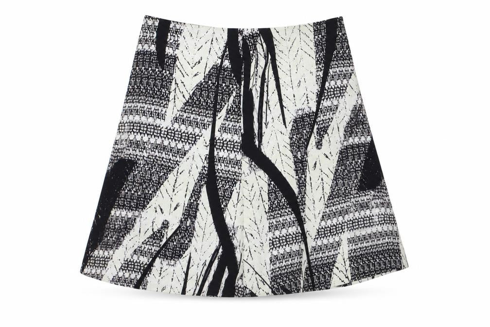 Papaya Womens White   A-Line Skirt Size 10