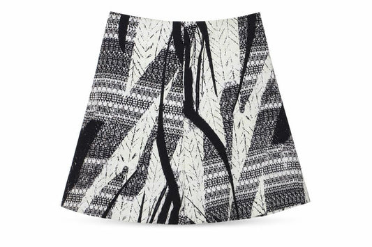 Papaya Womens White   A-Line Skirt Size 10