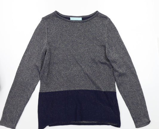 Avenue Womens Blue   Pullover Jumper Size M