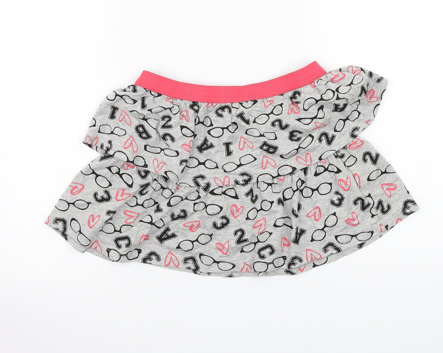 George Girls Grey   A-Line Skirt Size 4-5 Years