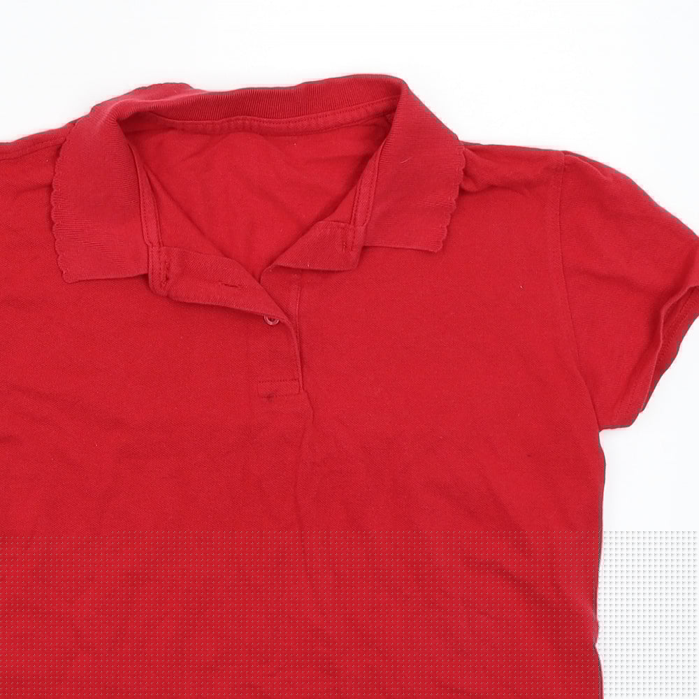 George Girls Red   Basic Polo Size 15 Years
