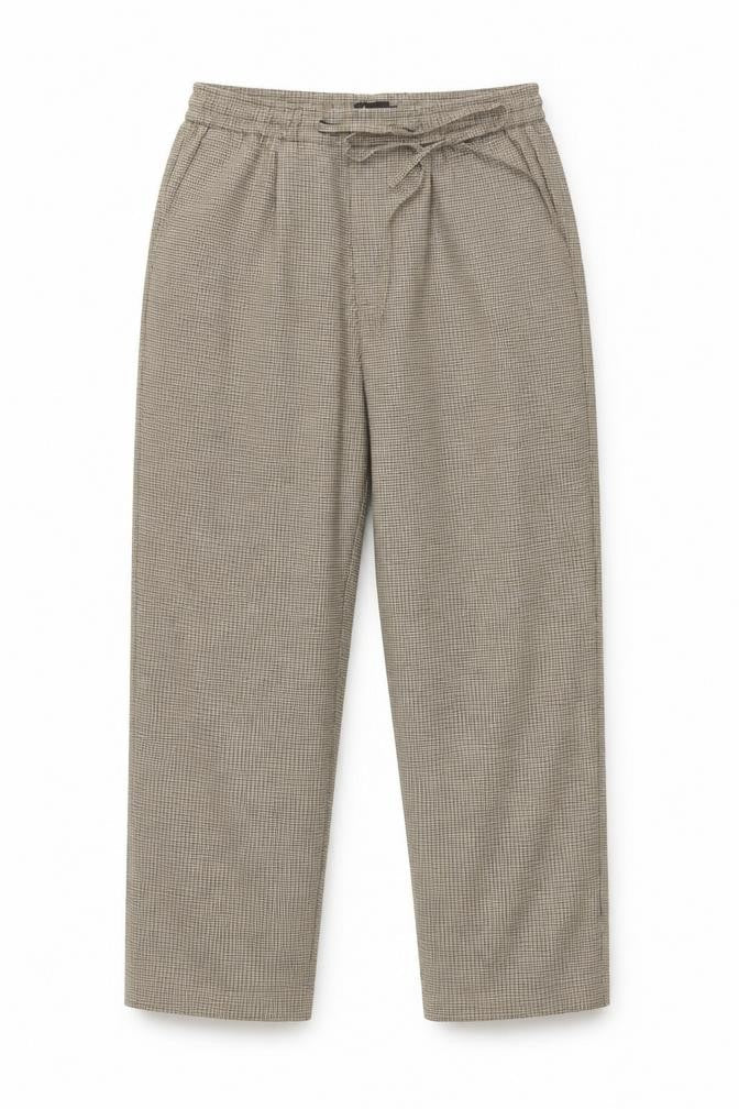 Loom Womens Brown Houndstooth  Trousers  Size 34 in L32 in