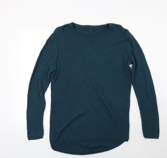 River Island Womens Green  Knit Pullover Jumper Size M