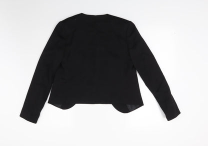 Divided Womens Black   Jacket Coat Size 10