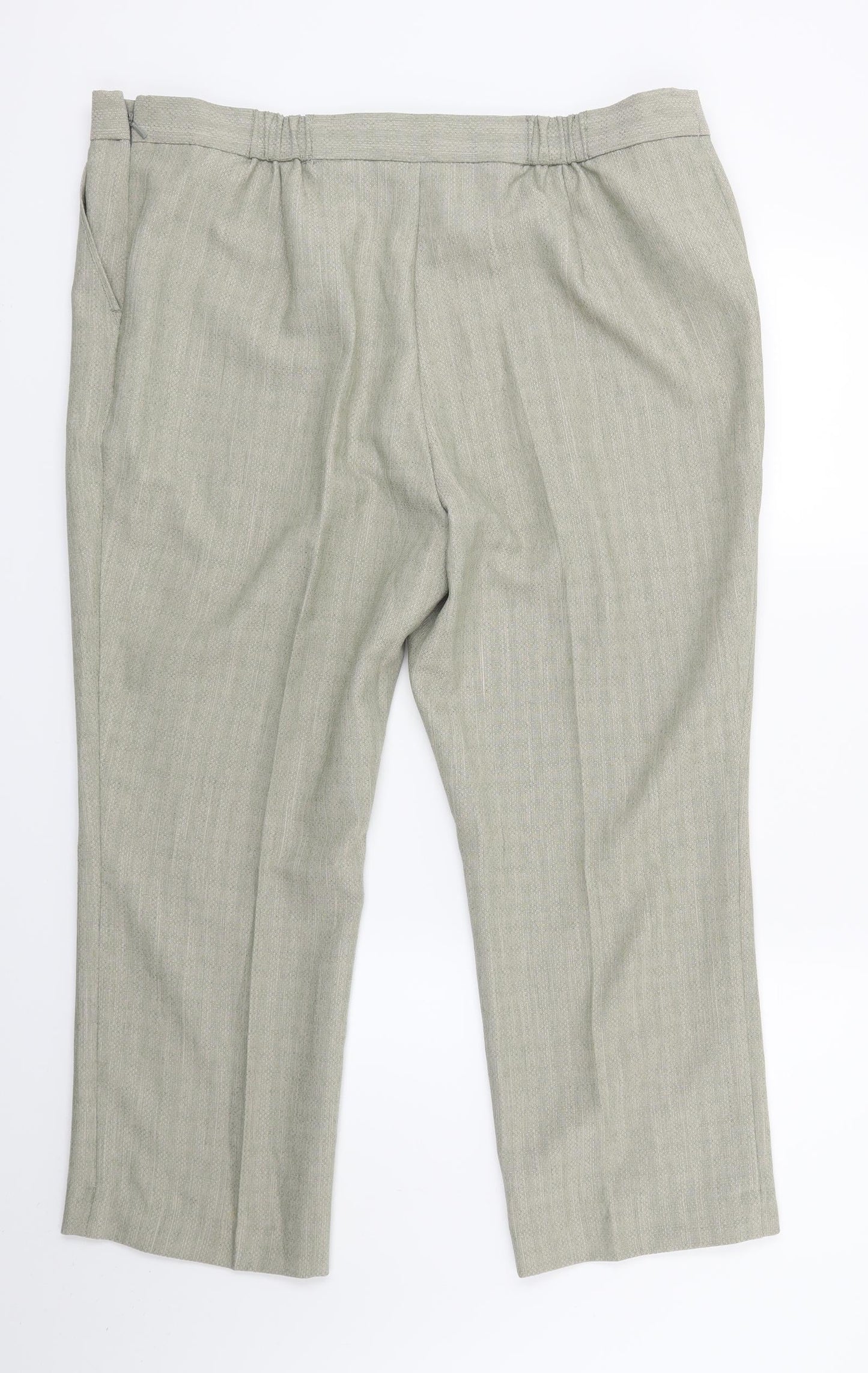 Marks and Spencer Womens Green   Capri Trousers Size 18 L22 in