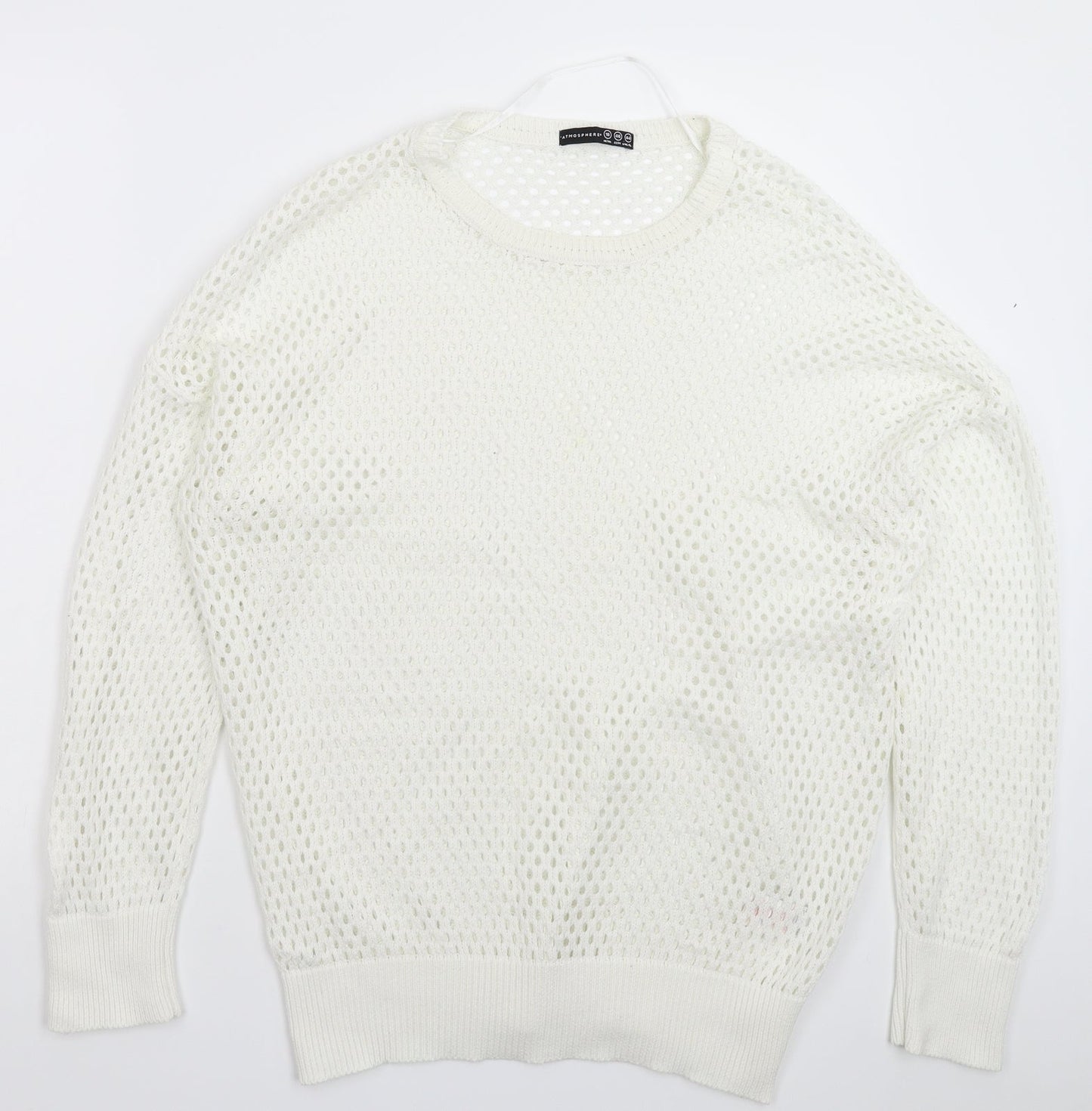 Atmosphere Womens White  Knit Pullover Jumper Size 18