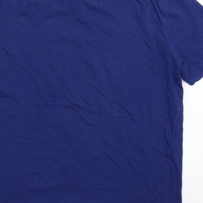 Preloved F&F Boys Blue   Basic T-Shirt Size 11-12 Years - Label