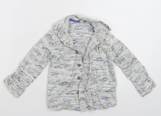 TU Baby Grey   Basic Button-Up Size 18-24 Months