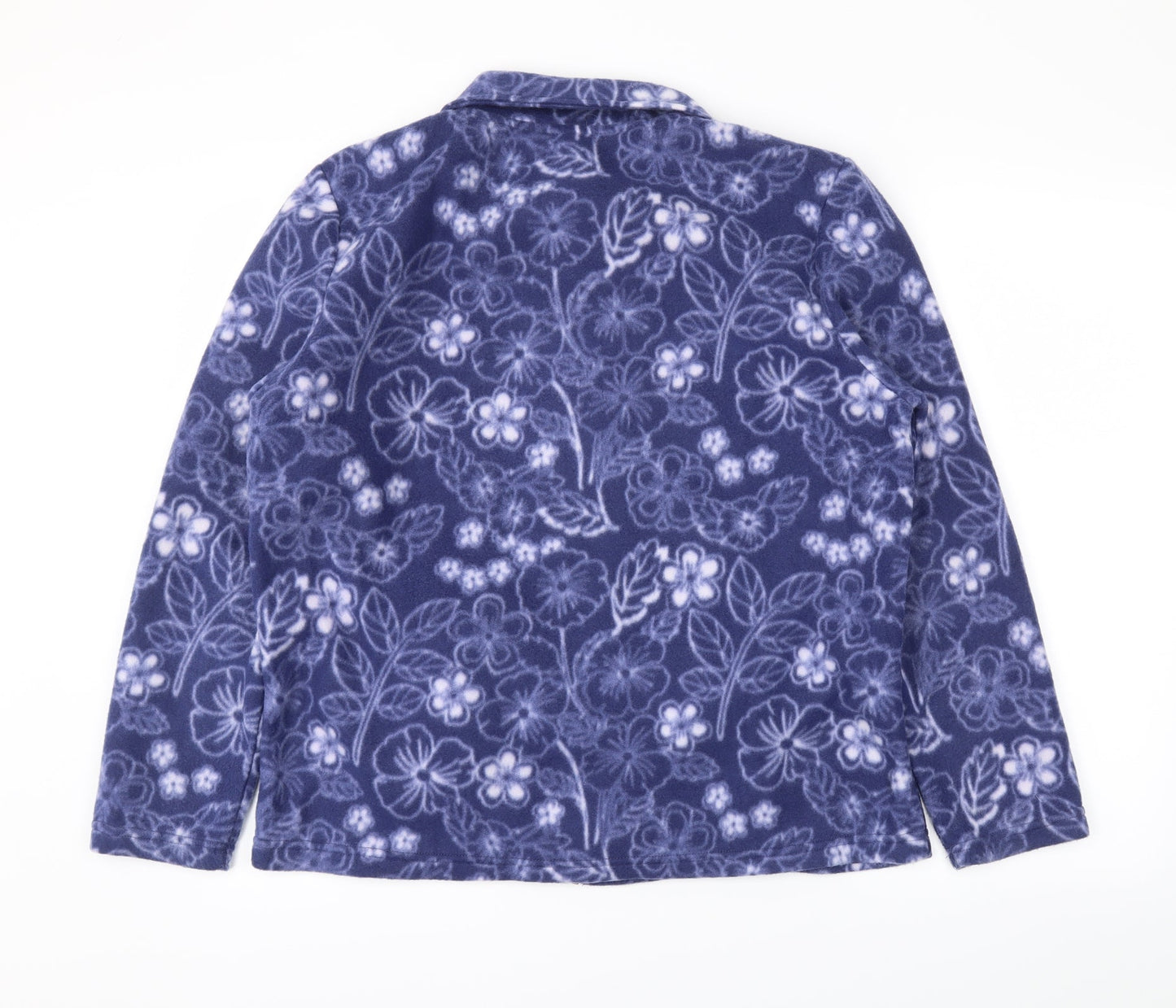 Preworn Womens Blue   Full Zip Jumper Size M