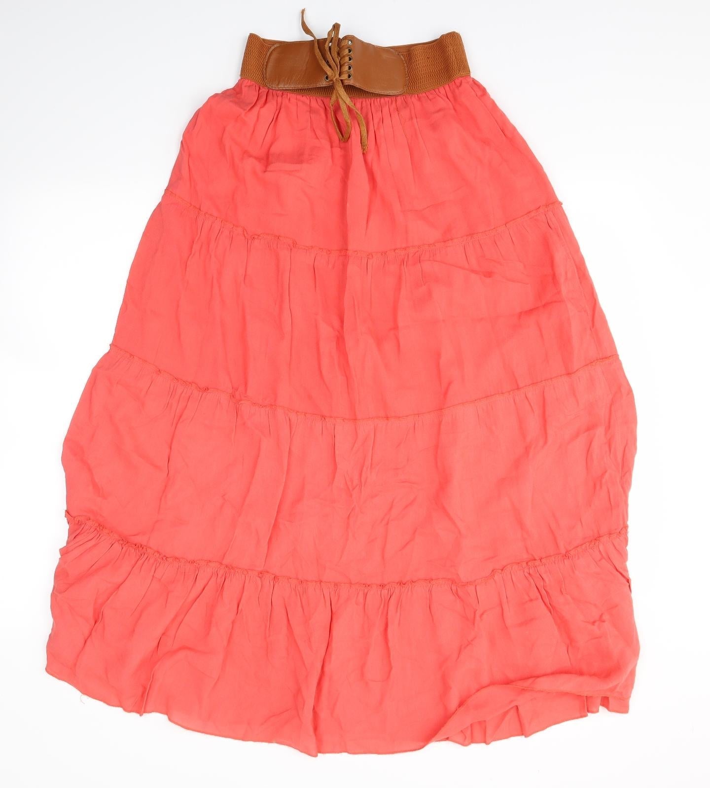 Preworn Womens Pink   Swing Skirt Size 32 in