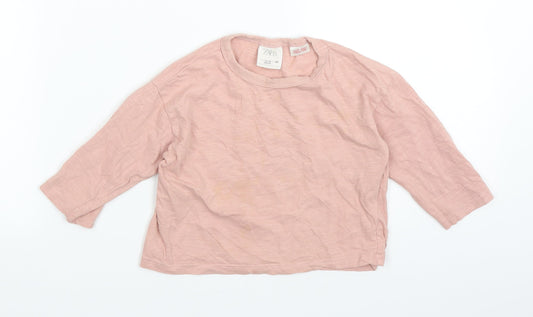 Zara Baby Orange   Basic T-Shirt Size 12-18 Months