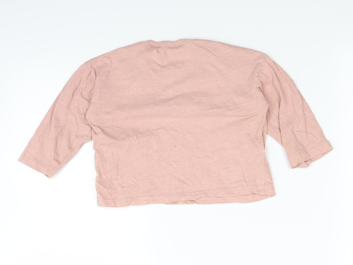 Zara Baby Orange   Basic T-Shirt Size 12-18 Months