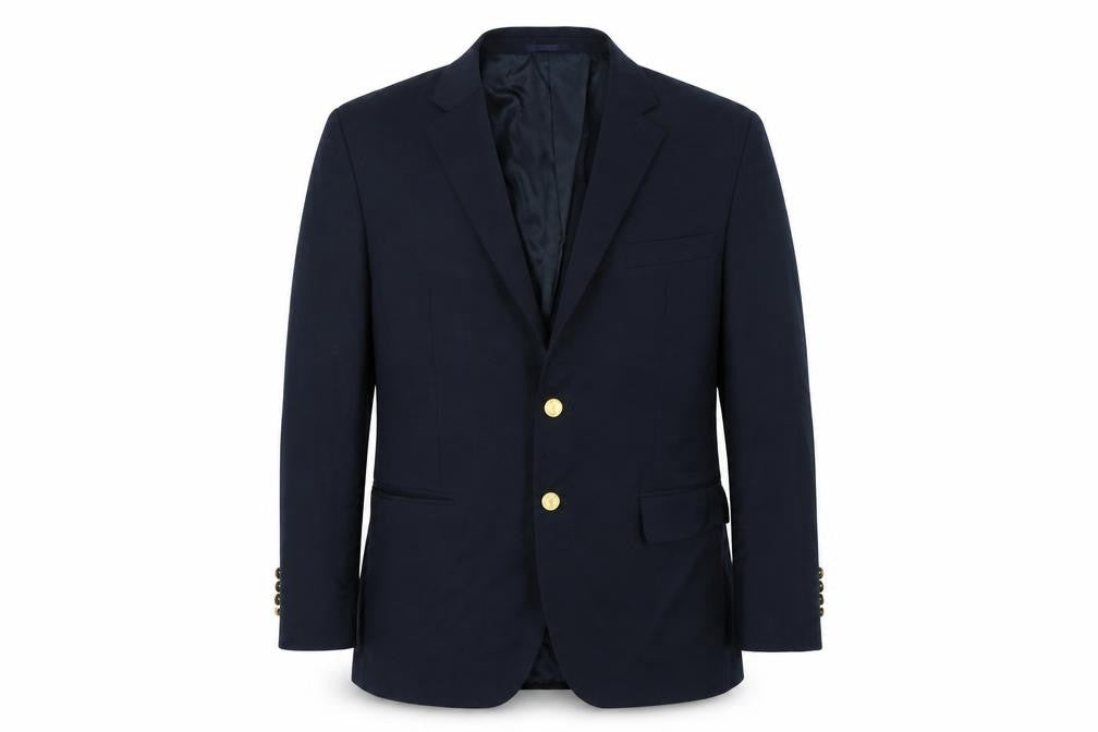Preworn Mens Blue   Jacket  Size 38  - shoulder pads
