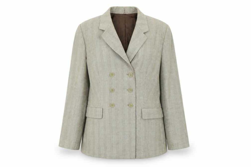 Marks & Spencer Womens Brown Herringbone  Jacket  Size S