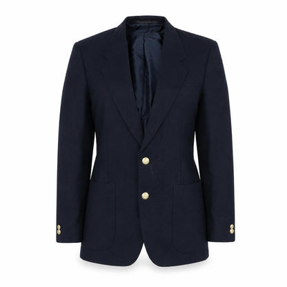 Preworn Womens Blue   Jacket Blazer Size 36  - shoulder pads