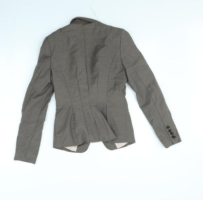 Next Womens Brown   Jacket  Size 6  - shoulder pads