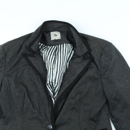 Tu Womens Grey   Jacket  Size 12