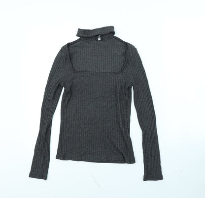 Preloved River Island Womens Grey   Pullover Jumper Size 12 - Front