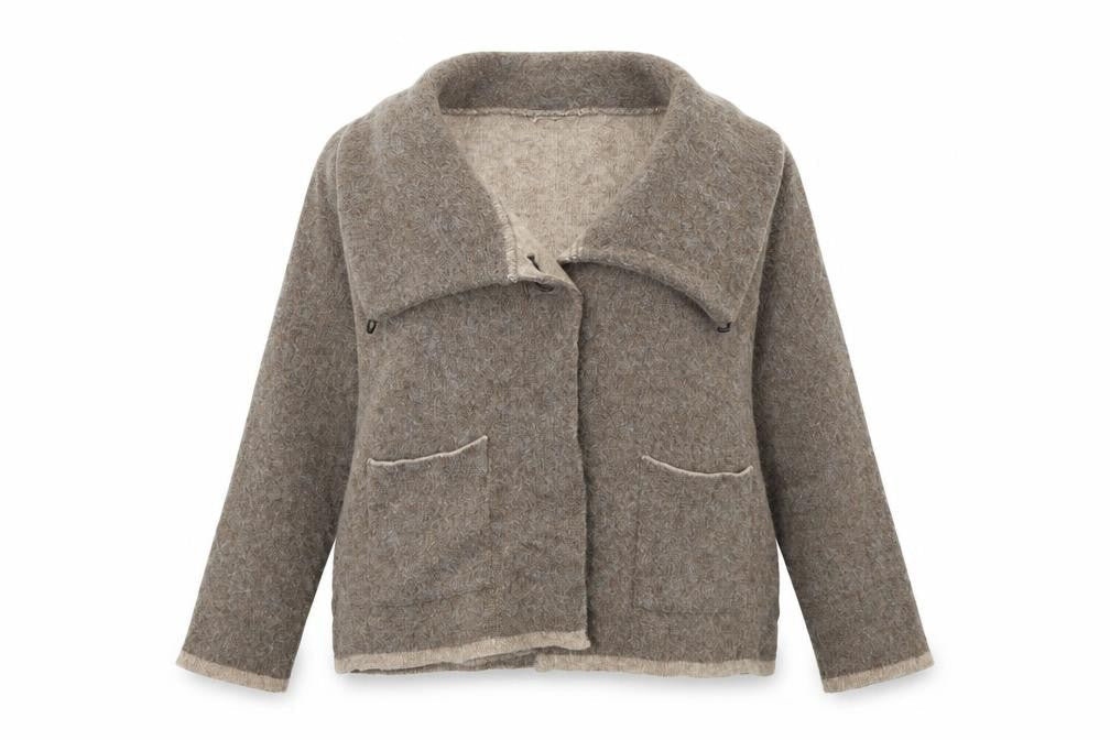 Chiaramente Womens Brown   Jacket  Size M