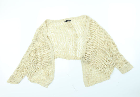Atmosphere Womens Gold   Jacket  Size S