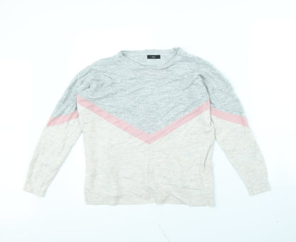 Preloved M&Co Womens Beige   Pullover Jumper Size 10 - Front