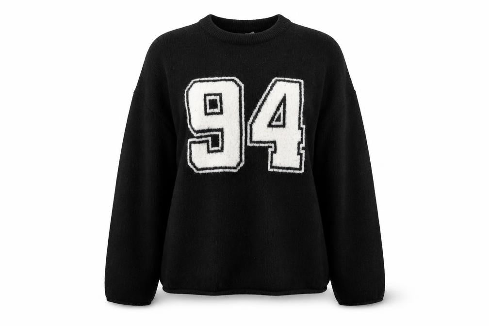 Divided Womens Black   Pullover Jumper Size L  - 94
