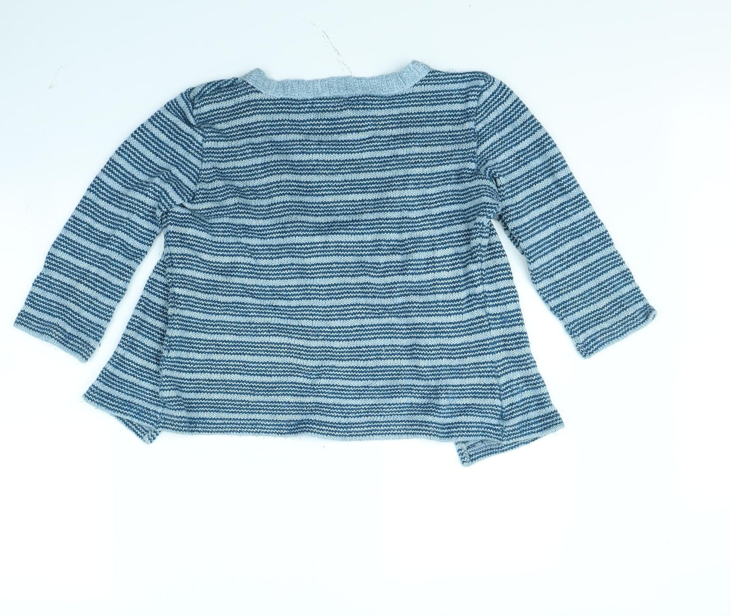 Per Una Womens Blue Striped  Jacket  Size 14