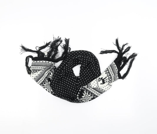 Preworn Unisex Black   Scarf  One Size