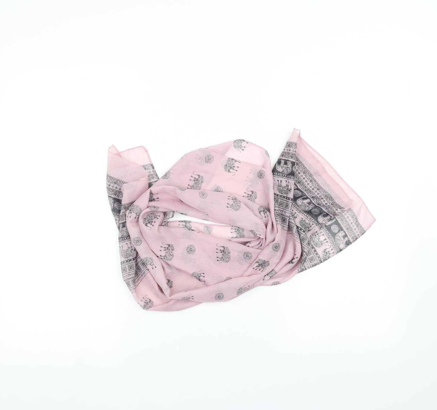 Preworn Womens Pink    Scarf