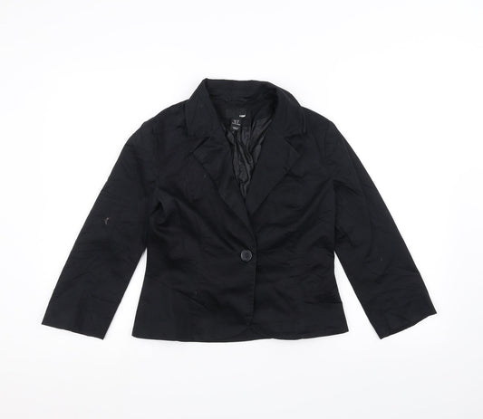 H&M Womens Black   Jacket  Size 10