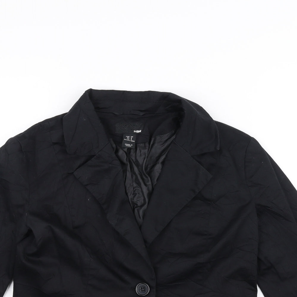 H&M Womens Black   Jacket  Size 10