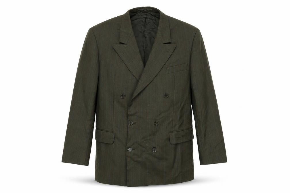 Fariani Mens Green   Jacket Suit Jacket Size 42