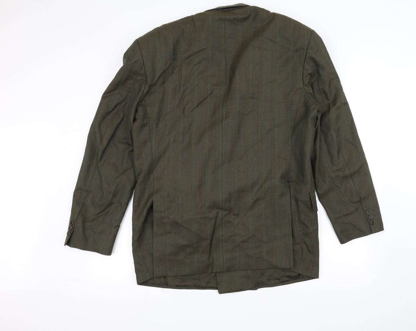 Fariani Mens Green   Jacket Suit Jacket Size 42