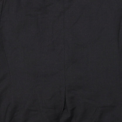 Angelico Mens Black   Jacket Suit Jacket Size 40
