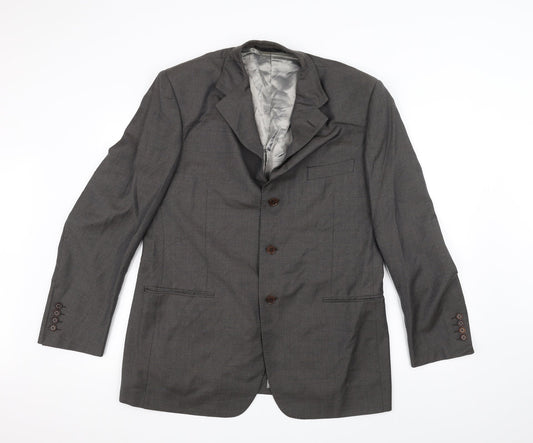 Marks and Spencer Mens Grey   Jacket Suit Jacket Size 42