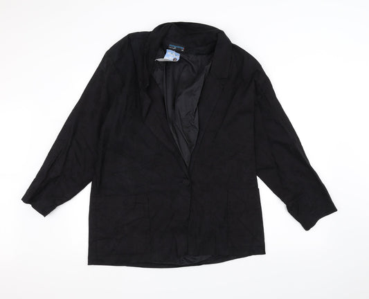 Expressions Womens Black   Jacket  Size 14