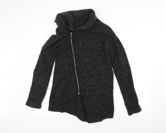 H&M Womens Black   Jacket Coatigan Size S