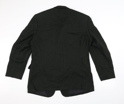Preworn Mens Green   Jacket Suit Jacket Size 40