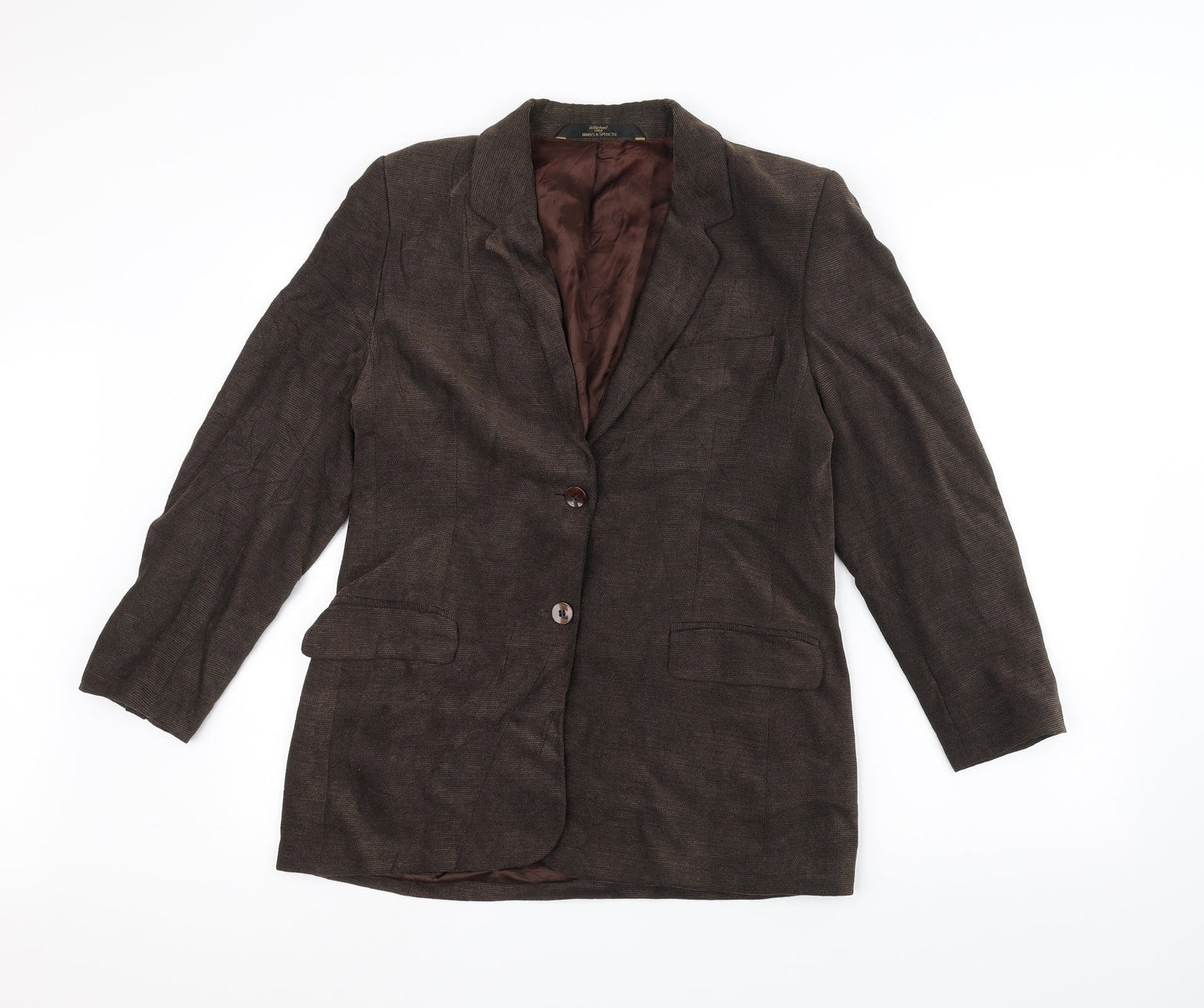 Marks and Spencer Womens Brown   Jacket  Size 12