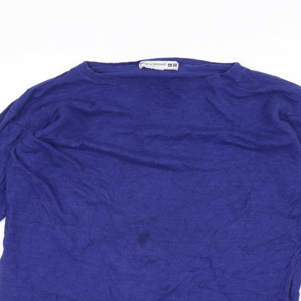 UNI Womens Blue   Basic T-Shirt Size M
