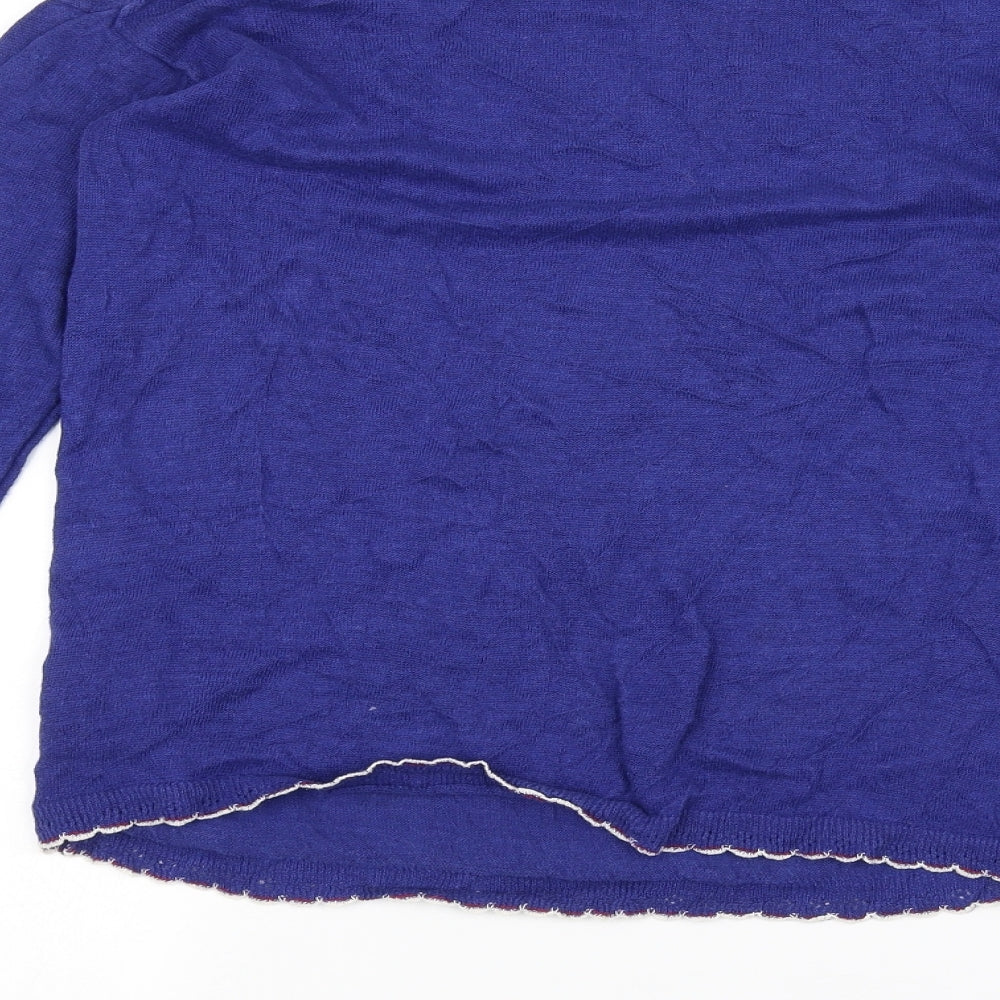 UNI Womens Blue   Basic T-Shirt Size M