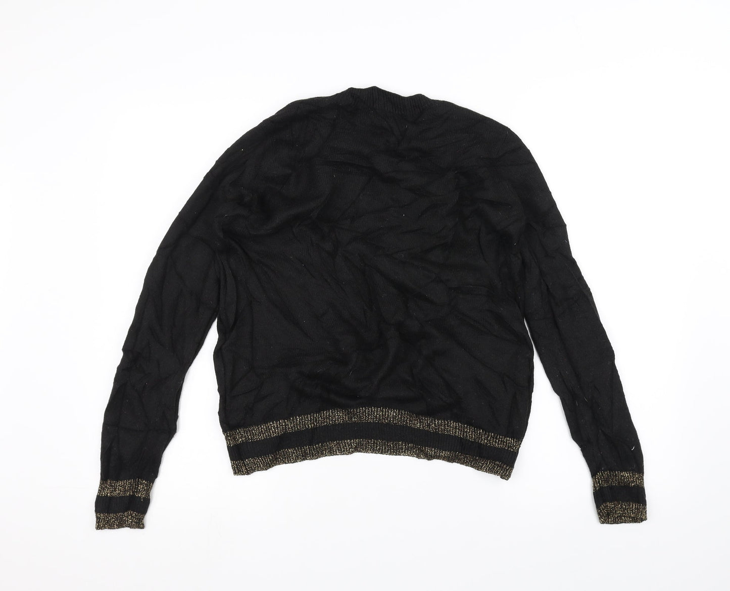 H&M Womens Black   Pullover Jumper Size S