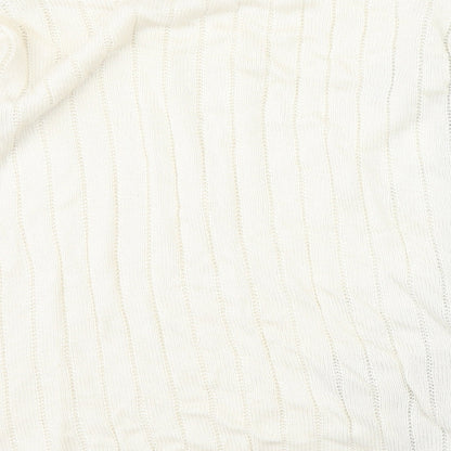 Better & Peter Allen Womens Beige Floral  Pullover Jumper One Size