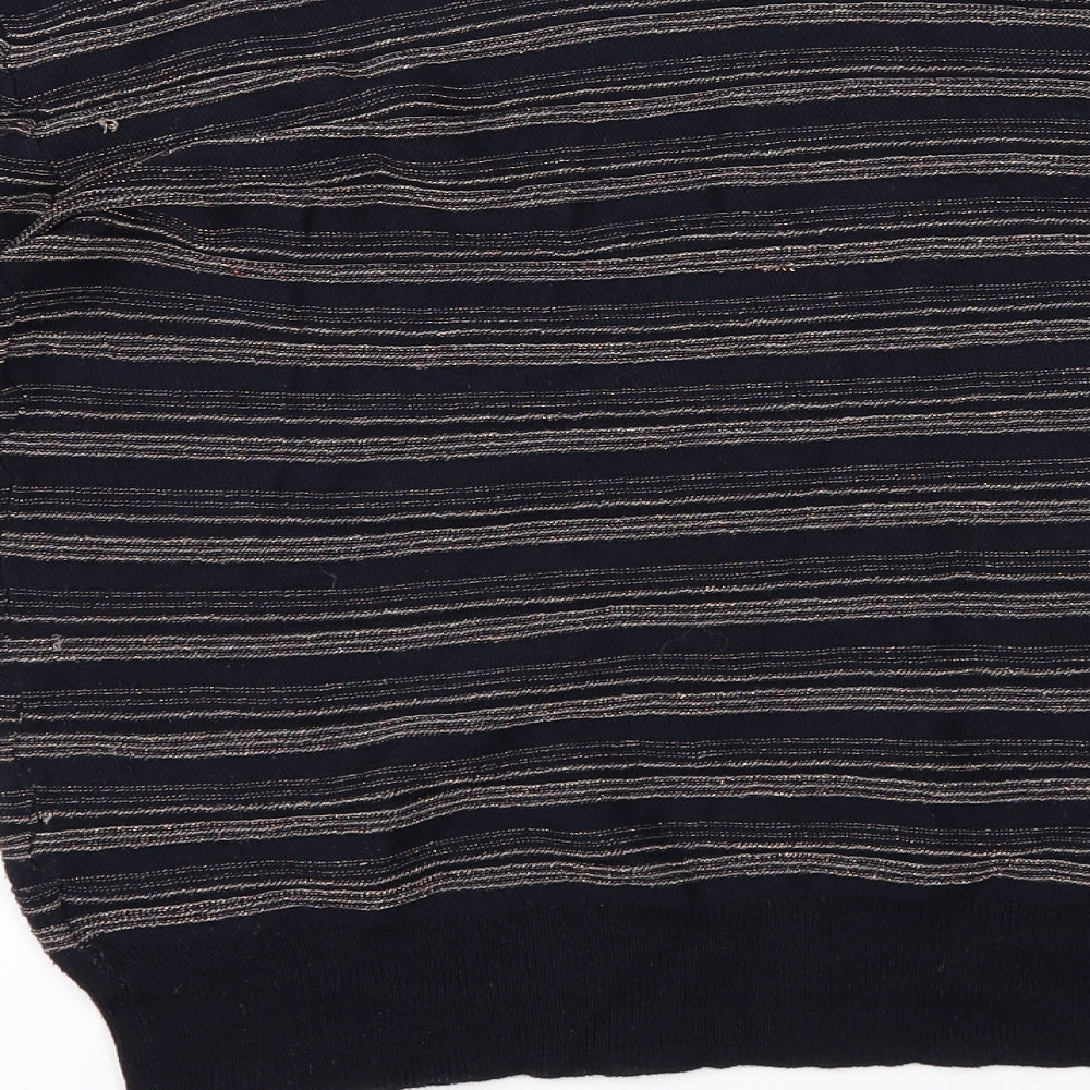 NEXT Womens Blue Striped  Pullover Jumper Size 12
