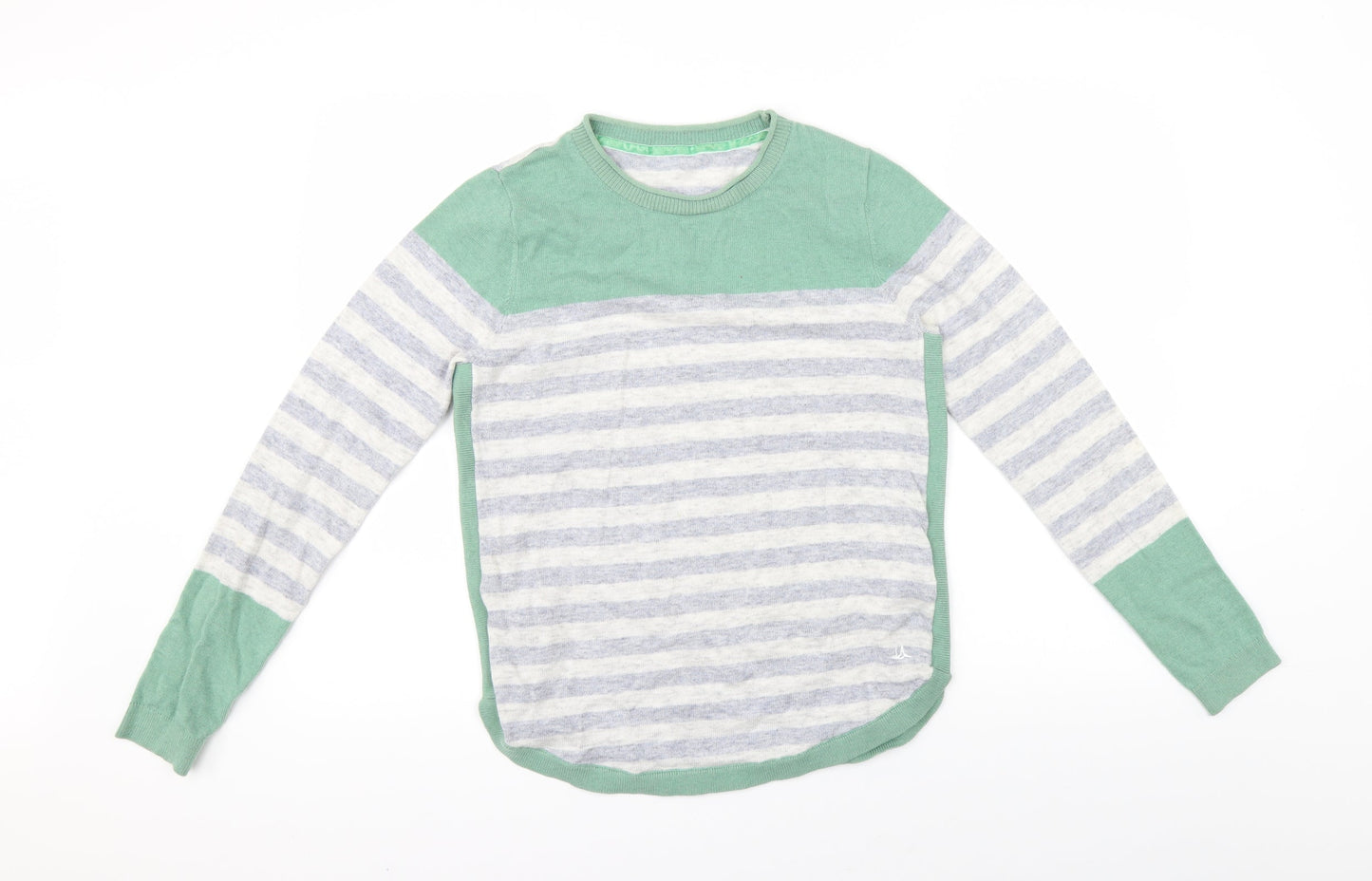 Debenshams Womens Multicoloured Striped  Pullover Jumper Size 10