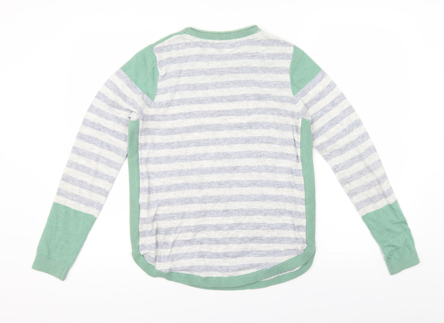 Debenshams Womens Multicoloured Striped  Pullover Jumper Size 10