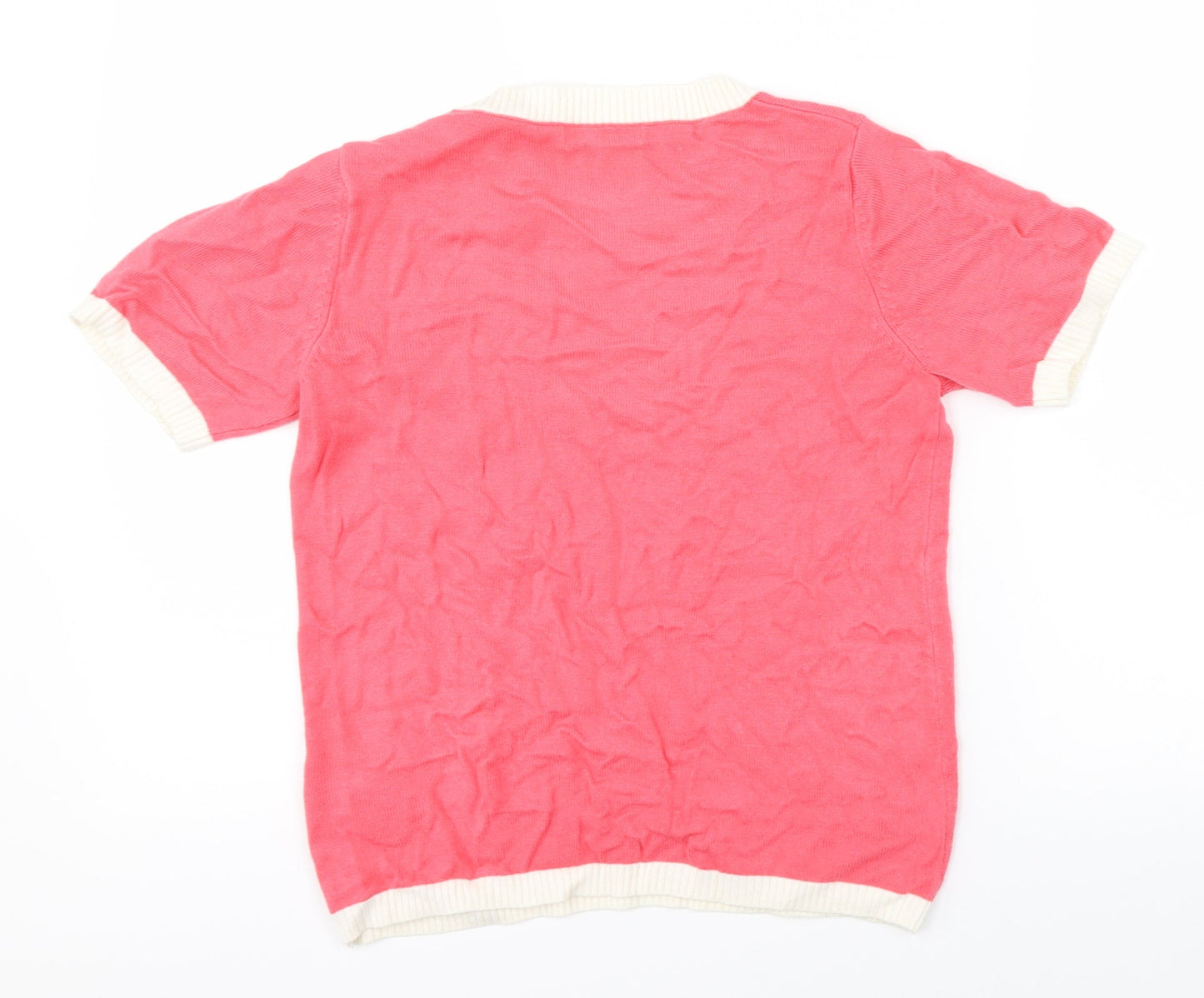 Marks & Spencer Womens Pink   Jersey T-Shirt Size 8