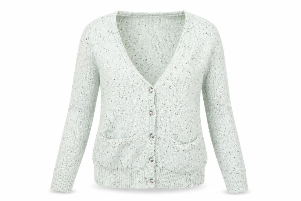 H&M Womens Green   Cardigan Jumper Size 4