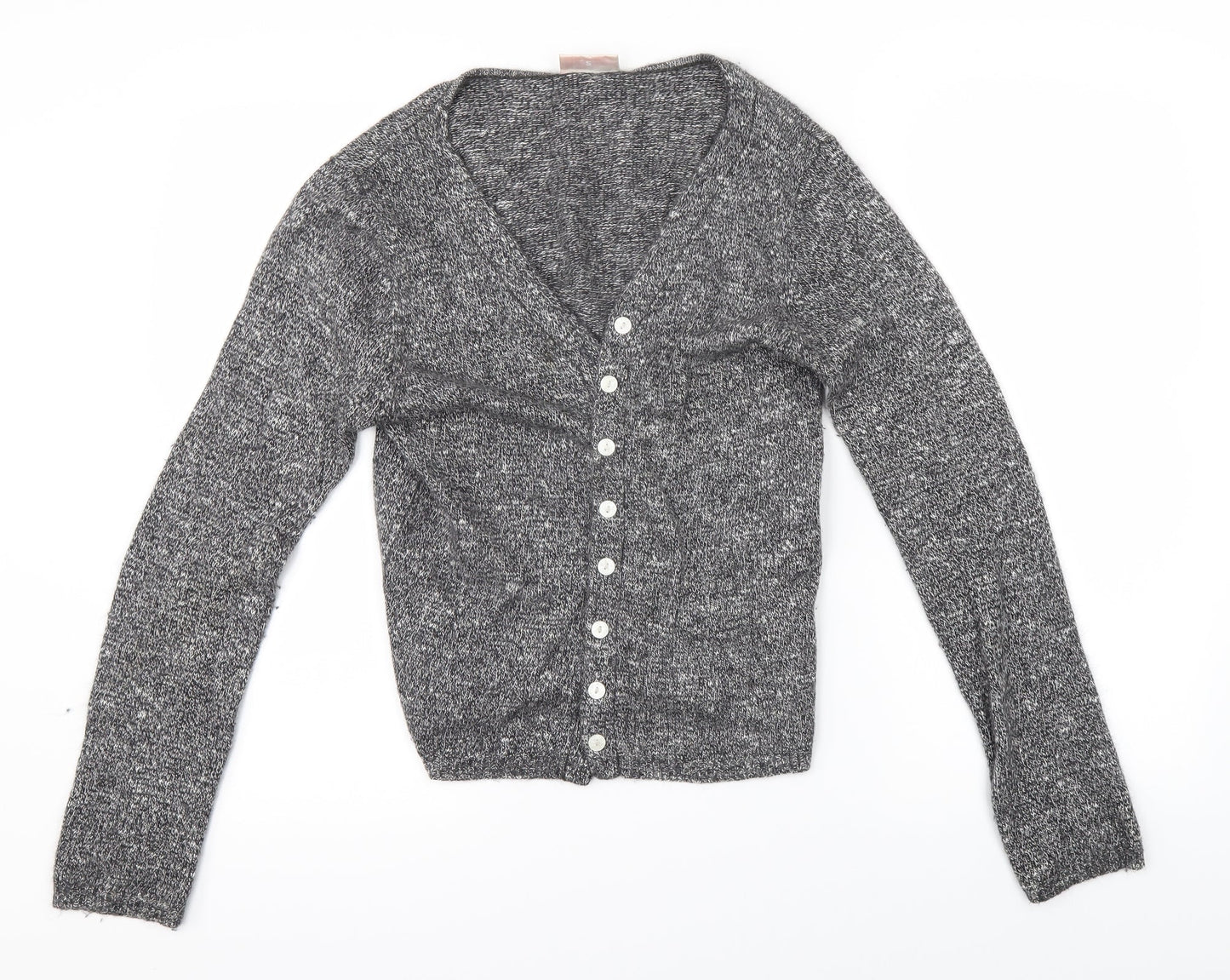 Offshoot Womens Grey   Cardigan Jumper Size S